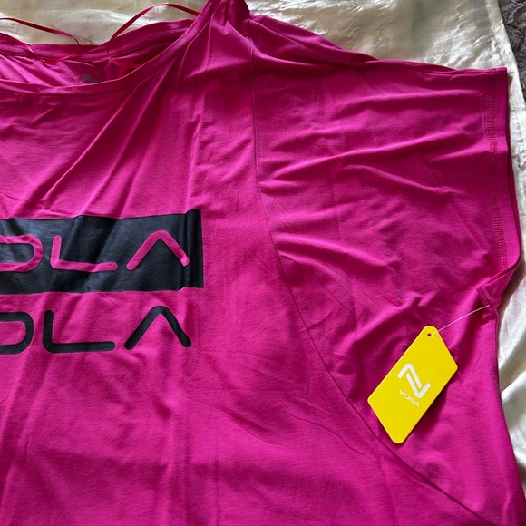 T-SHIRT, NEON PINK, SIZE 4X, PRINTED WITH "NOLA", by NOLA for ADDITION ELLE, - Picture 6 of 6